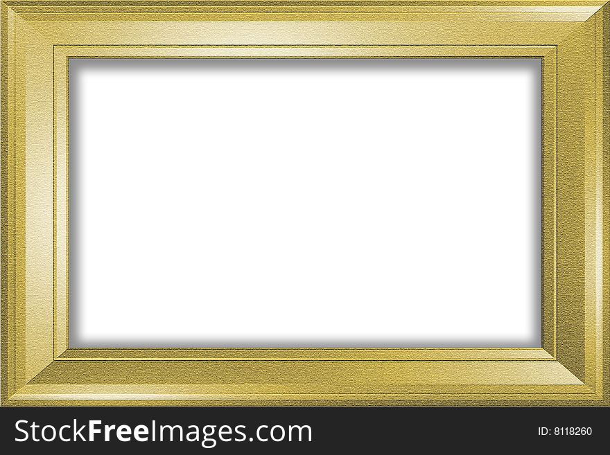 Empty Frame with shadow on white. Empty Frame with shadow on white.