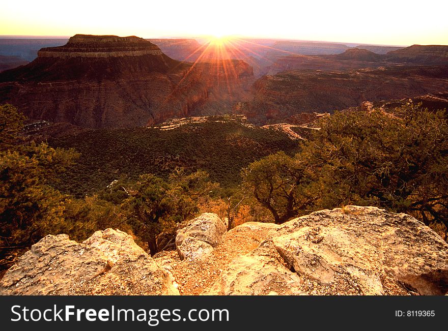 Western Grand Canyon Sunset