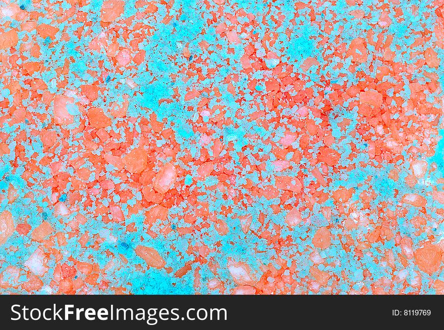 Color Mineral Salt Background.