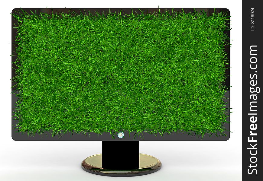 Isolated high definition displays on white background. Isolated high definition displays on white background.