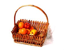 Fruits In Basket Royalty Free Stock Photo