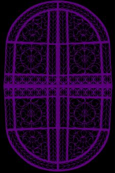 Abstract Oval Violet Decoration Stock Photos Abstract Oval Violet Decoration Stock Photos