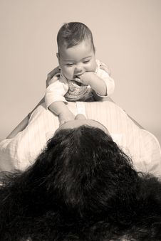 Baby On Top Of Mom Royalty Free Stock Photo Baby On Top Of Mom Royalty Free Stock Photo