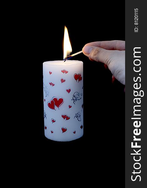 Candle With Flame