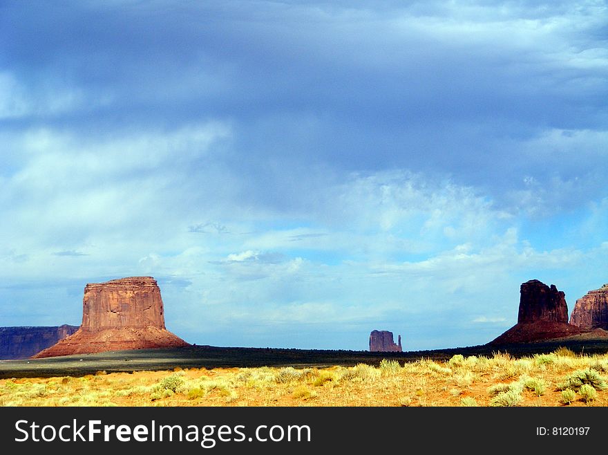 Monument Valley Landscape, Utah - Arizona border