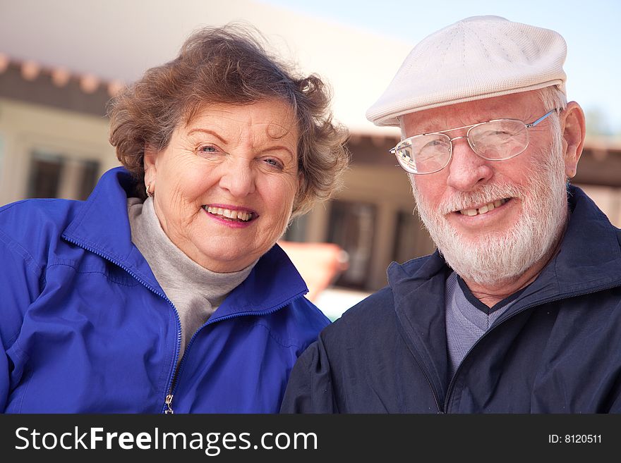 Happy Senior Adult Couple Enjoying Life Together.