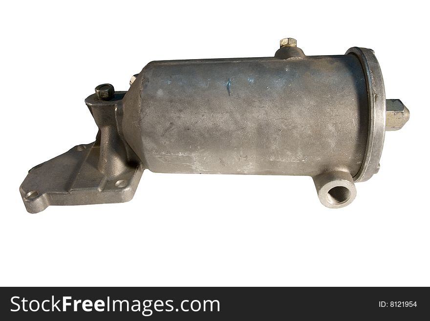 Frame of the oil filter of the car engine