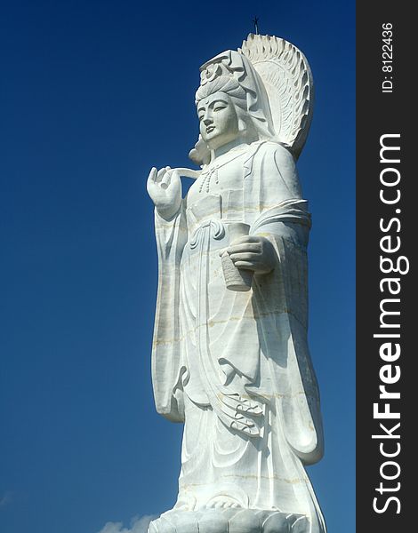 Goddess Of Mercy at Hatyai Hill Temple, Hatyai, Thailand