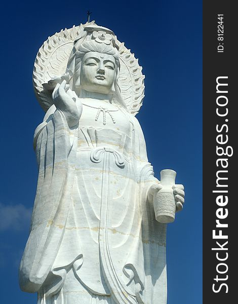 Goddess Of Mercy at Hatyai Hill Temple, Hatyai, Thailand