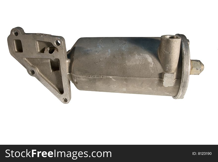 Frame of the oil filter of the car engine