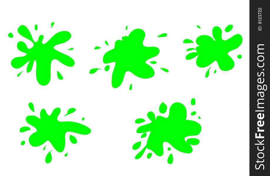 Five Green Paint