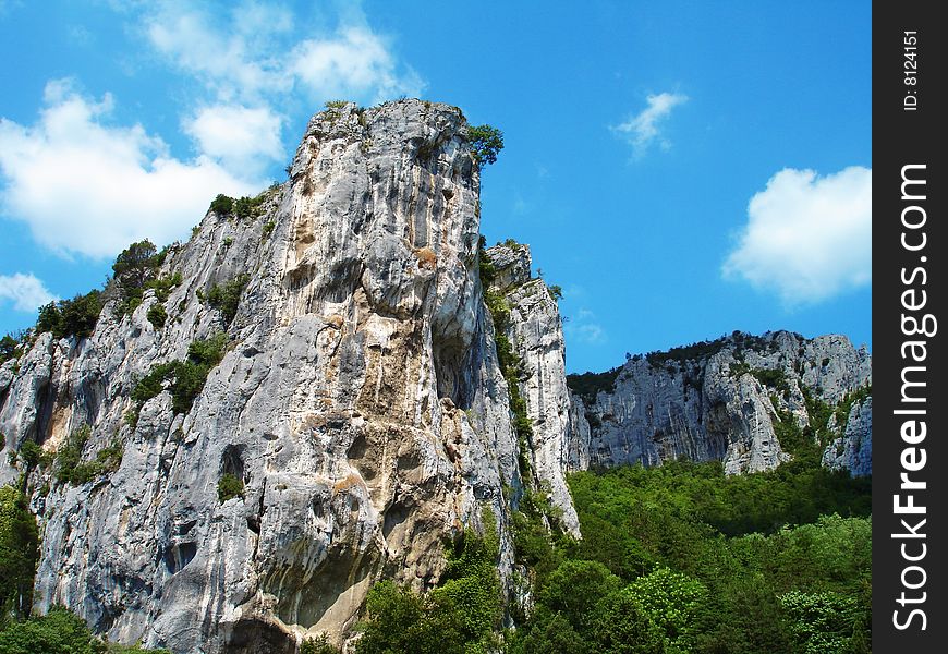 Big mountain in Istra in Croatia