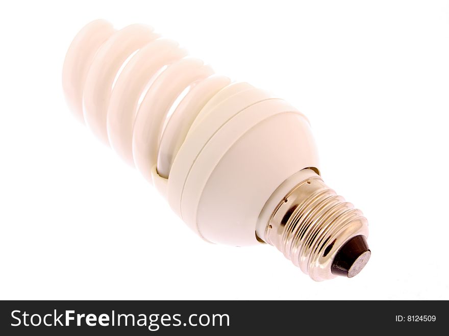 Fluorescent light isolated on a white background. Fluorescent light isolated on a white background