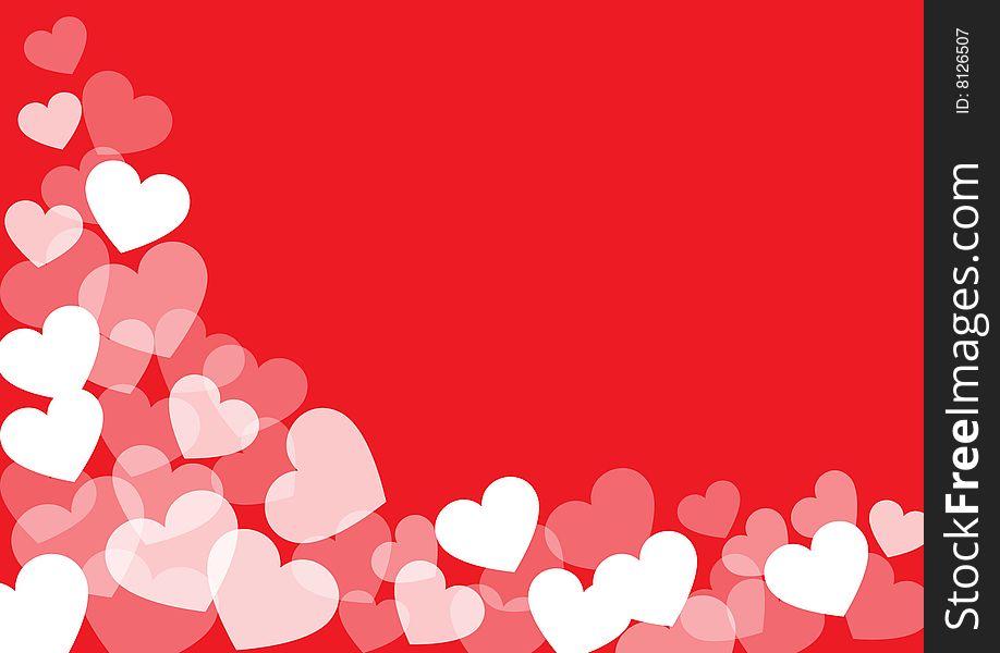 Vector illustration hearts. Love card. Vector illustration hearts. Love card.