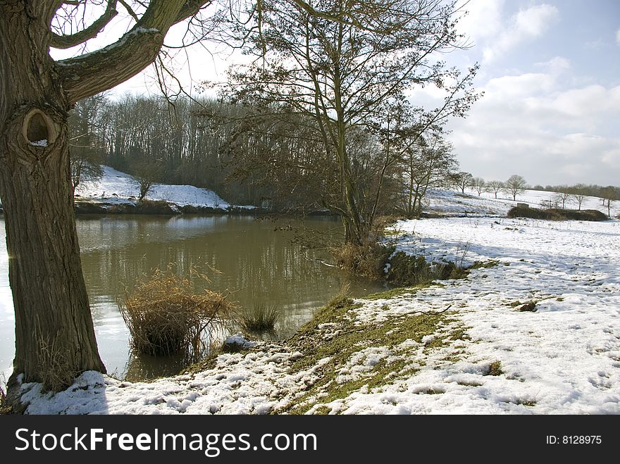 Medway Valley In The Snow
