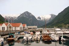 Small Port Near A Fisherman Village Stock Photography Small Port Near A Fisherman Village Stock Photography