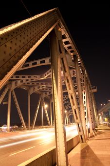 Bridge At Night. Stock Photos Bridge At Night. Stock Photos