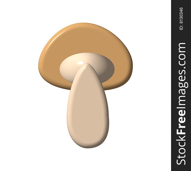 Mushroom - a computer generated image