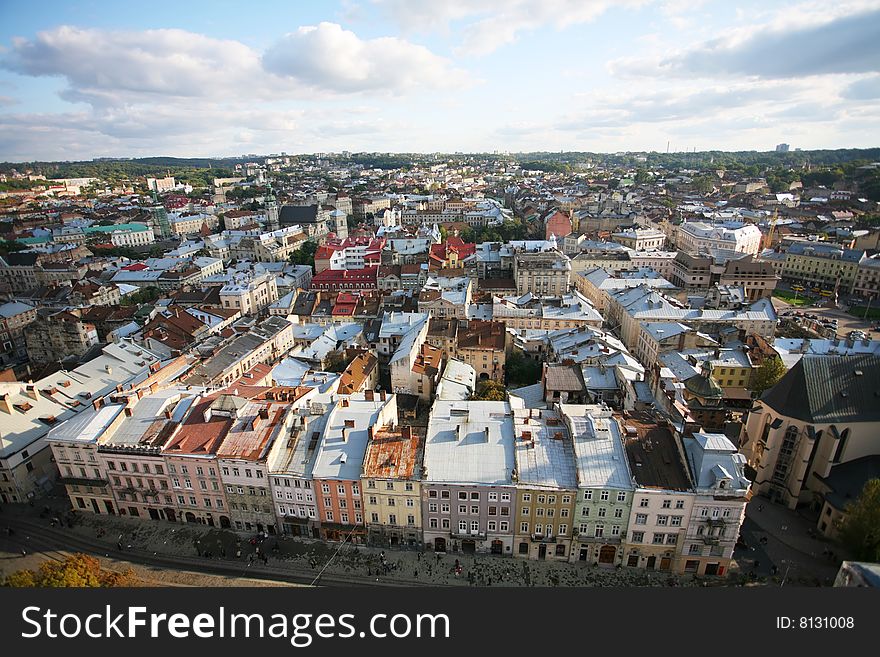 City view of Lvov, Ukraine