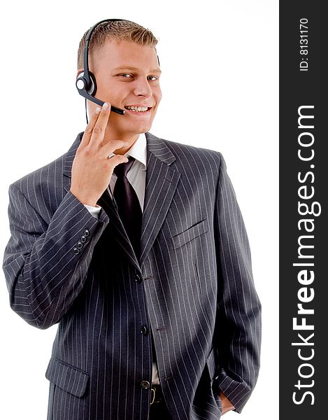 Portrait Of Young Customer Service Provider