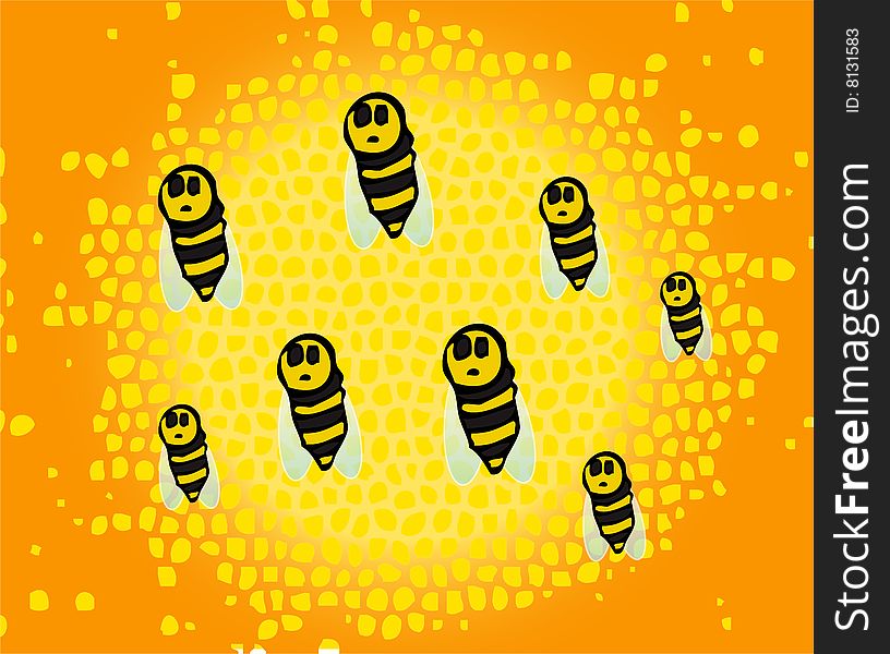 Honeycomb Bees