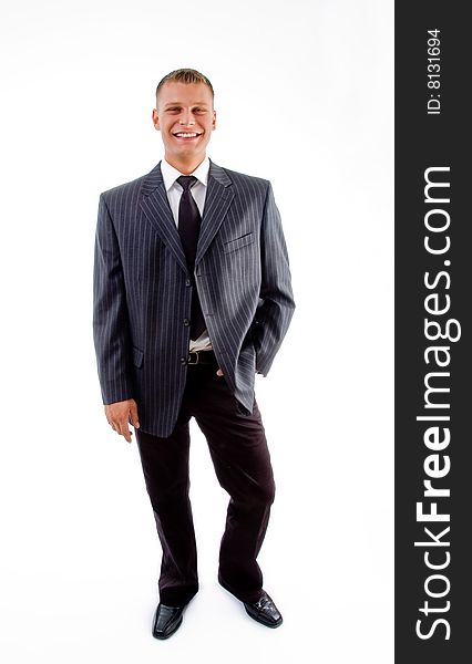 Smiling businessman