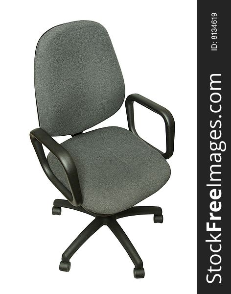 Office chair isolated on white background