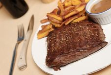 Steak Frite 2 Stock Photography Steak Frite 2 Stock Photography
