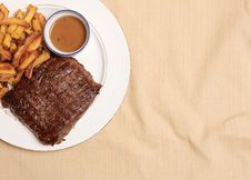 Steak Frite 6 Stock Photo Steak Frite 6 Stock Photo