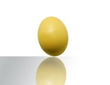 Gold Egg Royalty Free Stock Photos