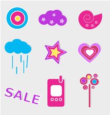 Vector Icon Set Stock Photo Vector Icon Set Stock Photo