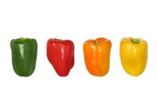 Pepper Varieties Stock Image