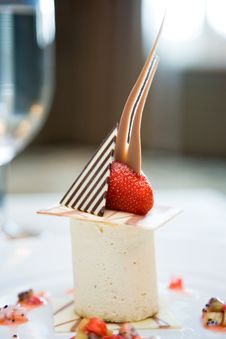 Ice Cream Dessert Served With Fruits Royalty Free Stock Photo Ice Cream Dessert Served With Fruits Royalty Free Stock Photo