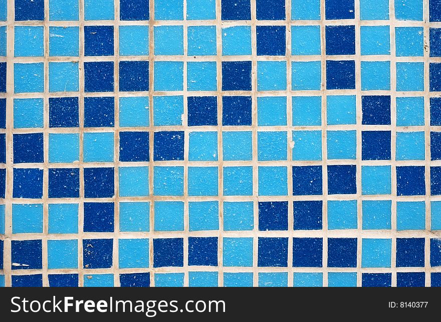 Background with small glazed tile