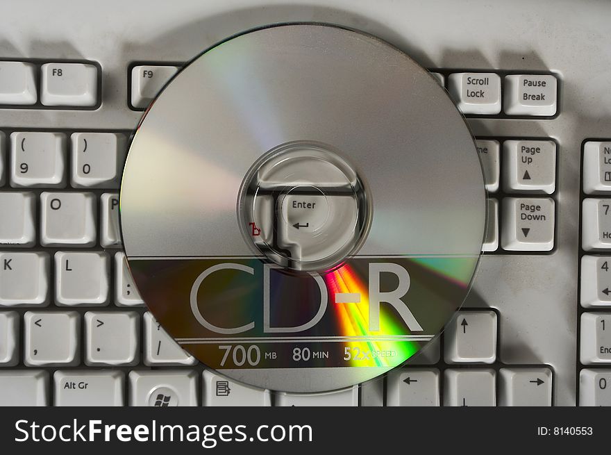 Computer keyboard and compact disk