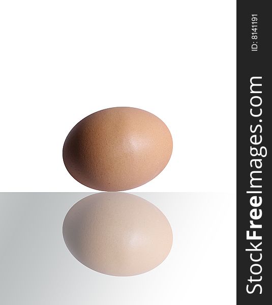 Egg isolated on a background