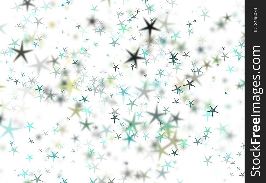 Abstract stars background as in spring