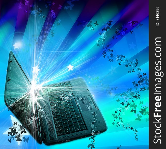 170+ Abstract laptop illustration Free Stock Photos - StockFreeImages