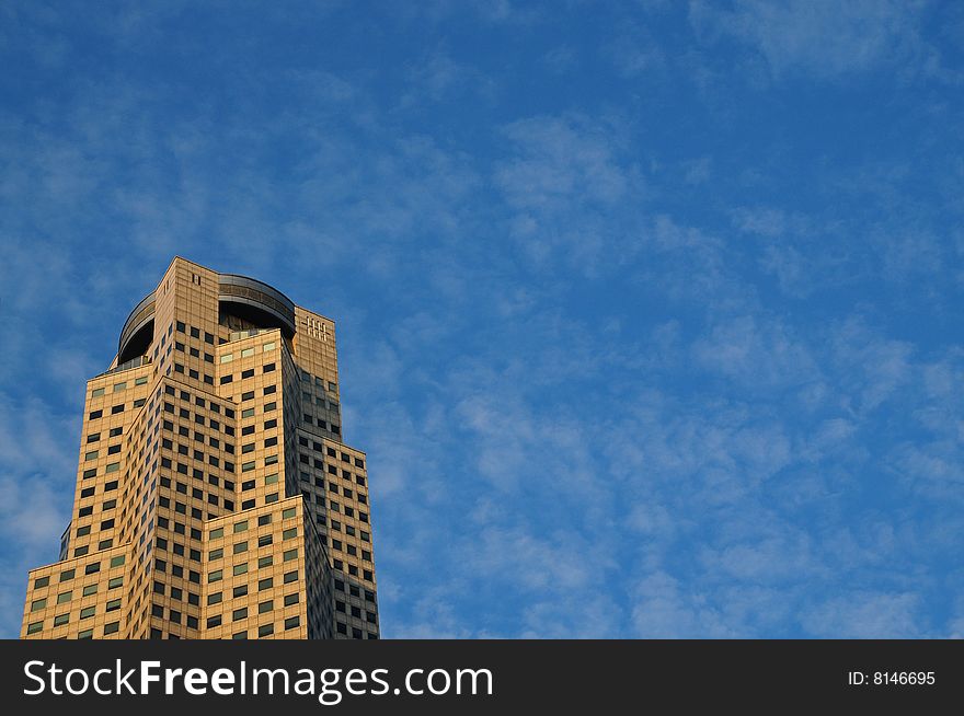 Skyscraper And Cloud In The Cities