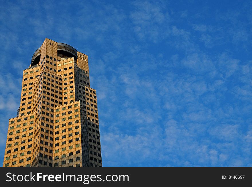 Skyscraper And Cloud In The Cities