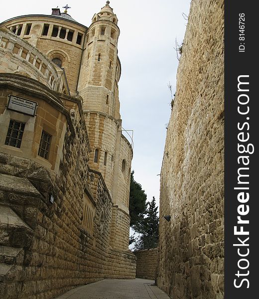 On steet of Jerusalem, city Israel