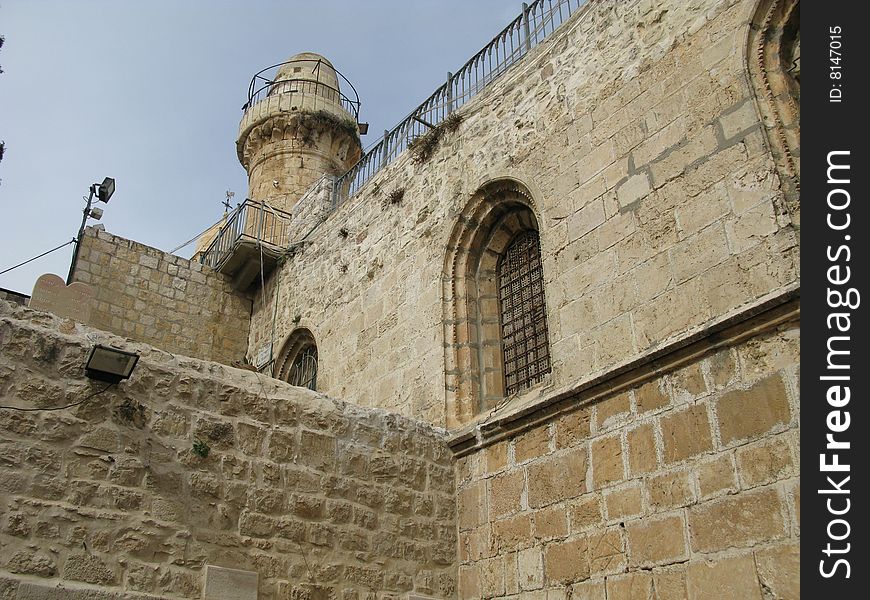 On steet of Jerusalem, city