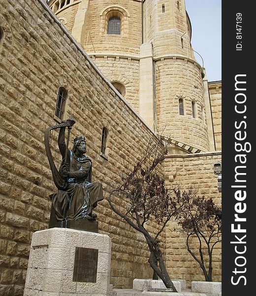 On steet of Jerusalem, city Israel