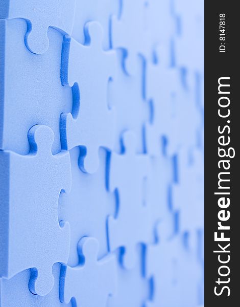 Abstract background blue element puzzle. Abstract background blue element puzzle