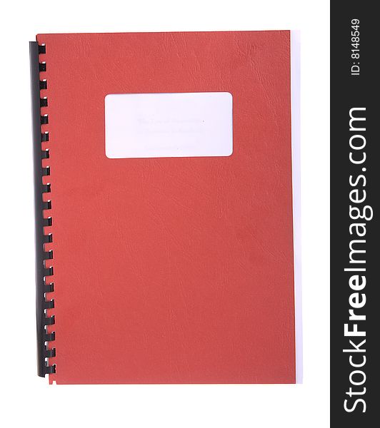 Files and papers isolated against a white background