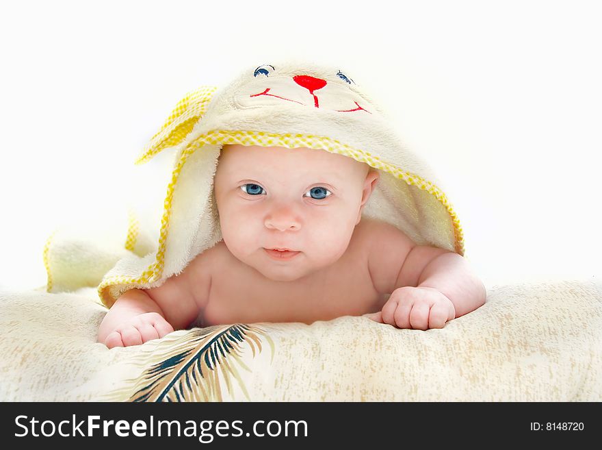 Baby After Bath Portrait