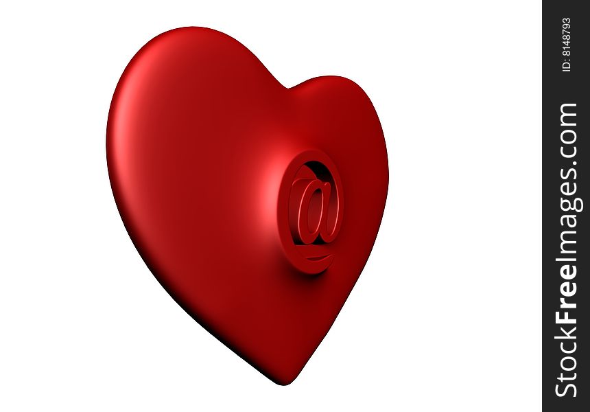 The picture shows the heart of e-mail. The picture shows the heart of e-mail.