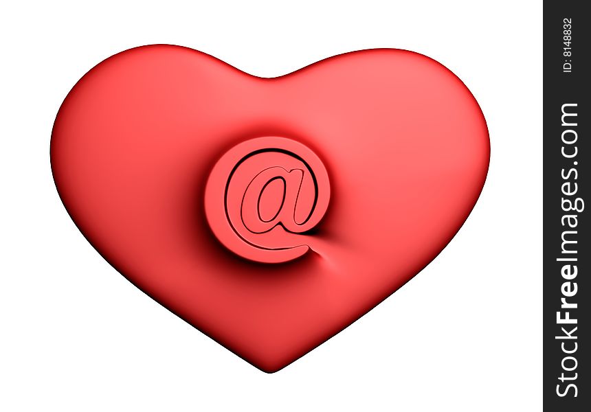 Heart With Mail