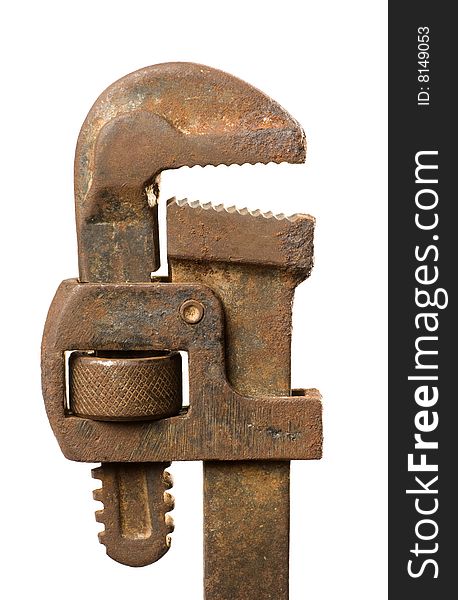 Old pipe wrench