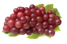 Red Grapes Stock Photo